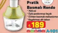 PRATİK BASMALI RONDO 700 ML PRATİK BASMALI RONDO 700 ML